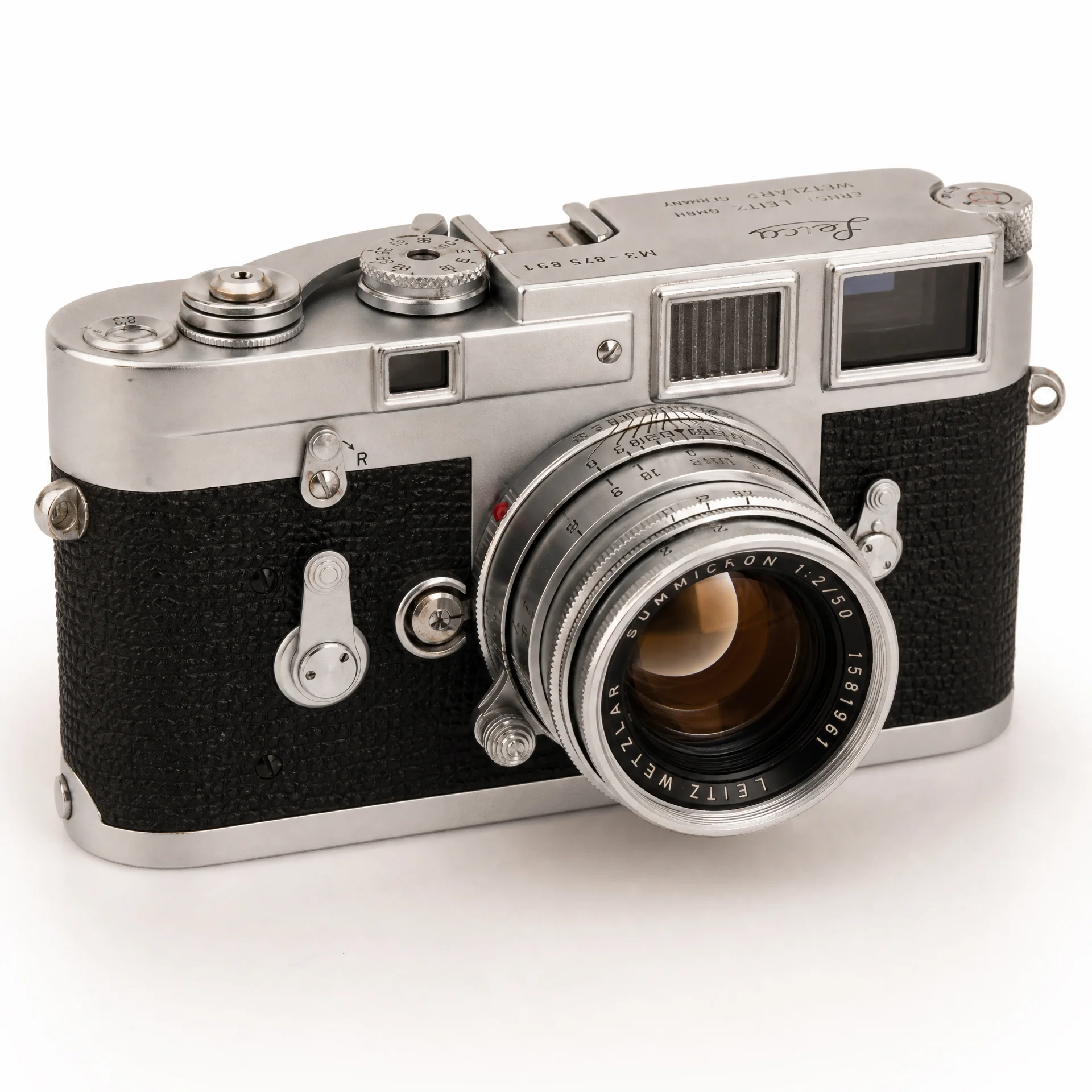徕卡Leica M3胶片相机正面展示图 - 收藏级成色二手相机